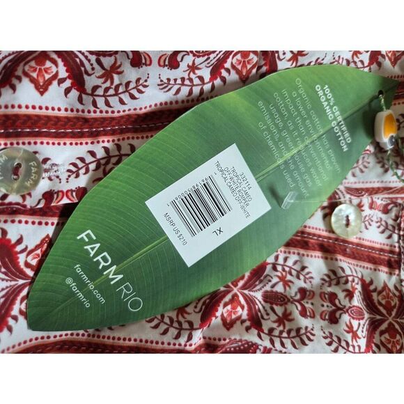 NWT FARM Rio Tropical Cameo Romper sz XL - Picture 4 of 6